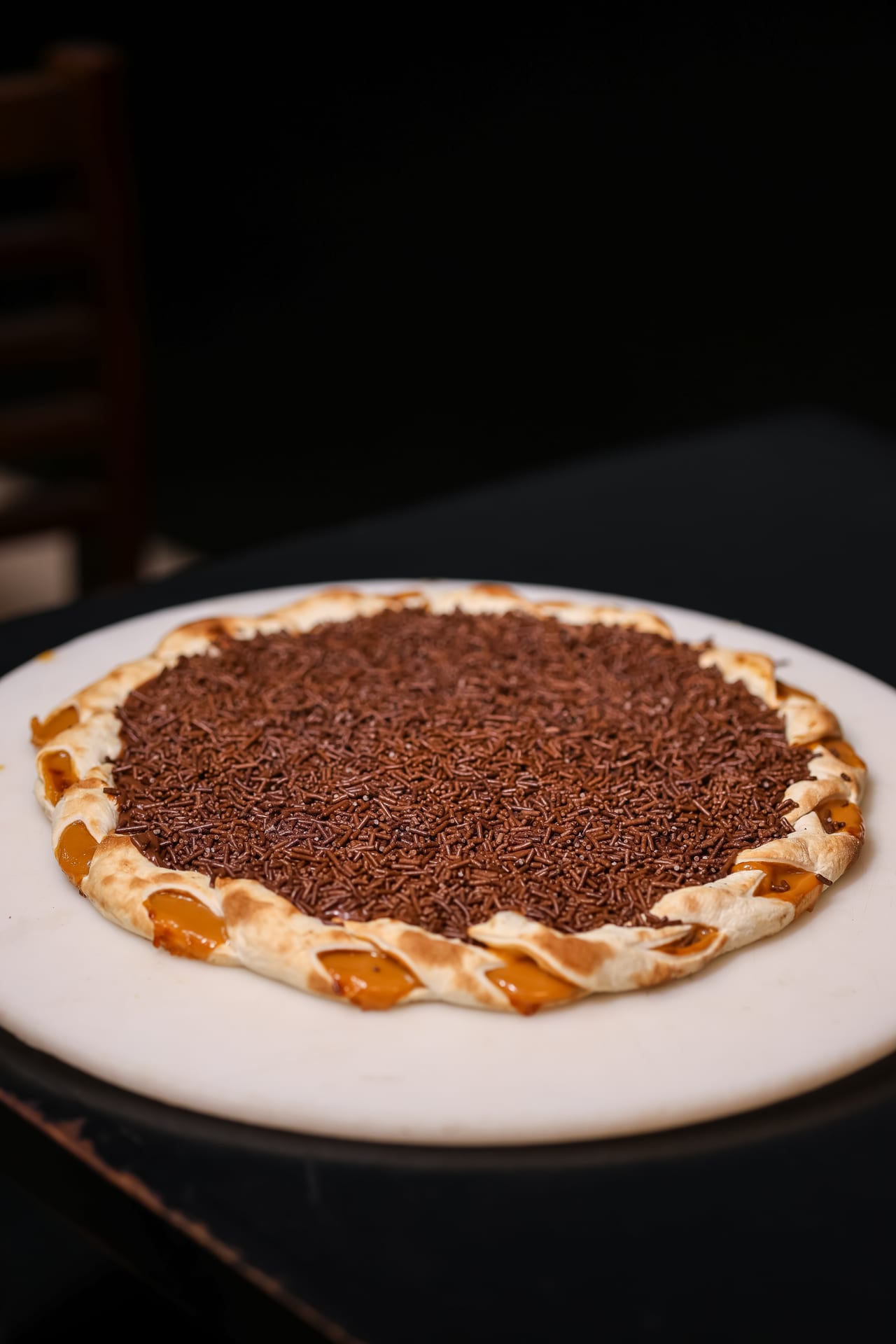 Pizza doce Øliver's · opção de sobremesa pra fechar a Semana da Pizza